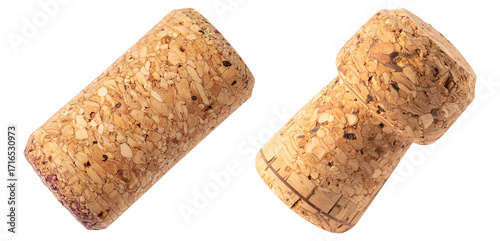 corks isolated on transparent background