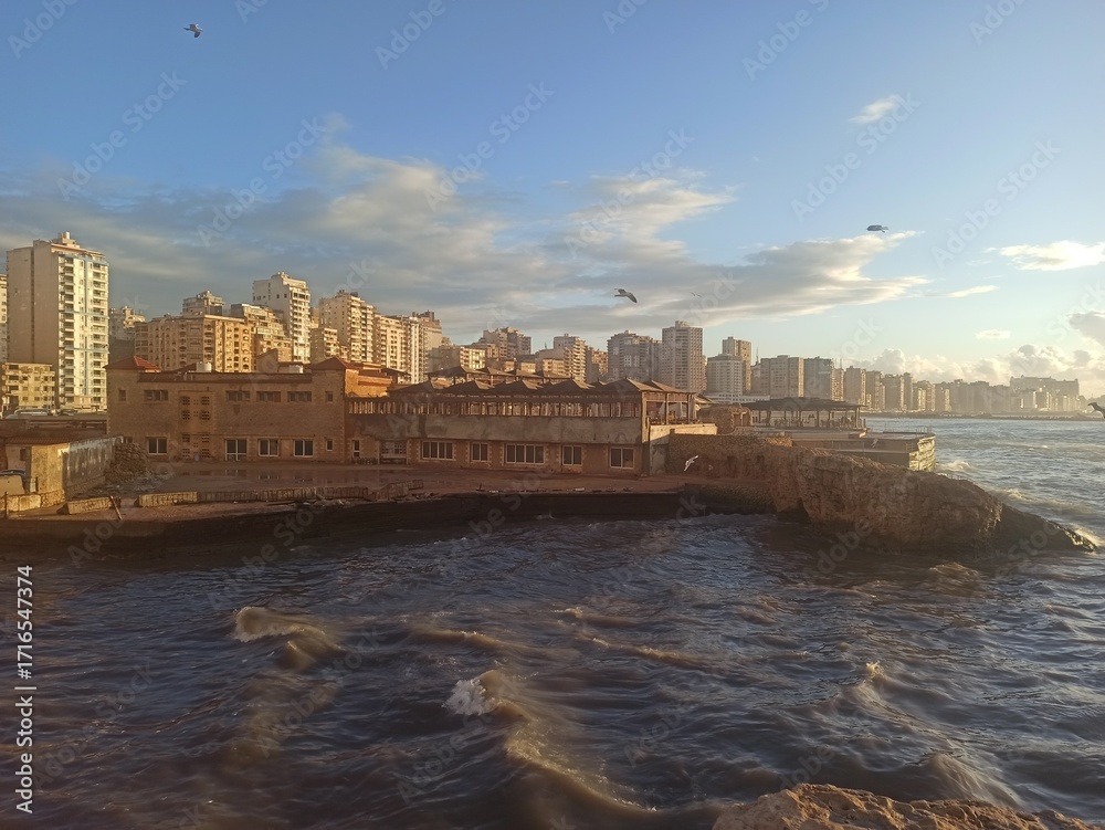 Obraz premium sunset over the sea