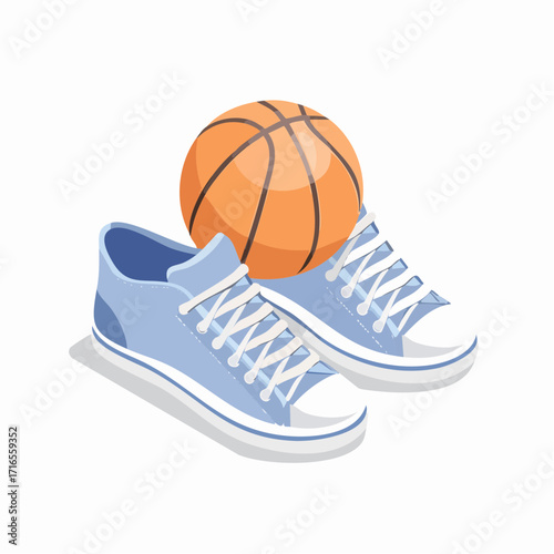 Basketball Sneakers Ready for the Court