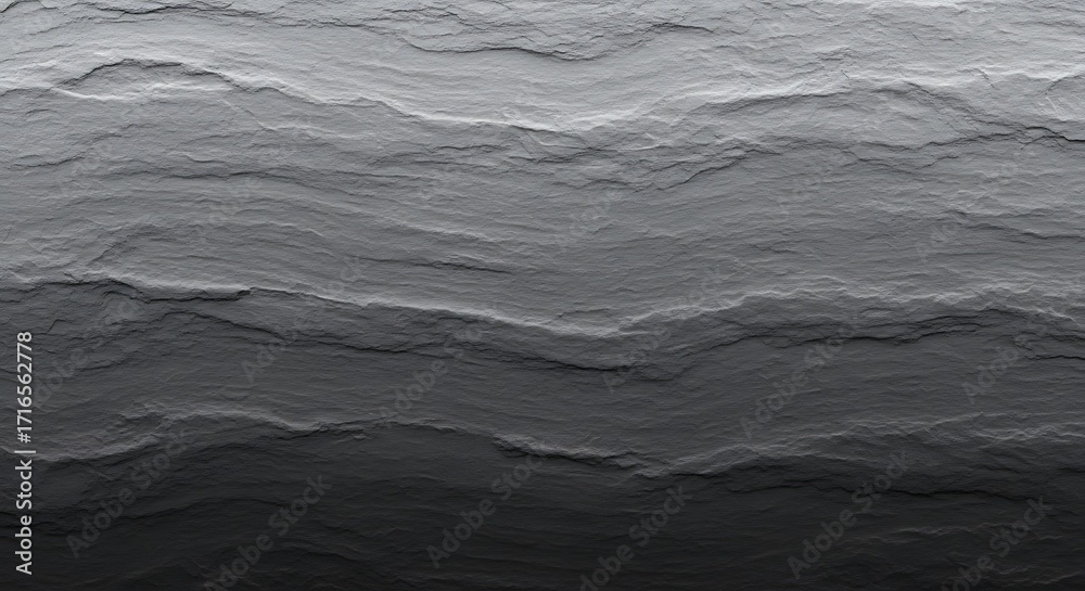 Fototapeta premium Abstract textured gradient surface with subtle ripples and shadows