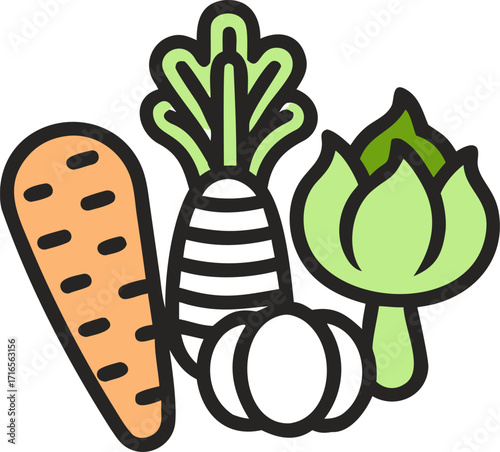 vegetables and fruits