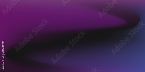 Abstract black background, with focus on smooth color transitions, noise textures, and soft lighting. Purple, black, and blue colors combined with smooth transitions.eps10