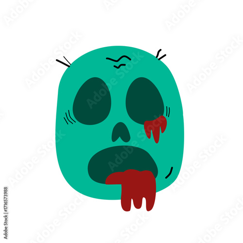 funny cartoon zombie