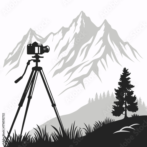 camera on tripod