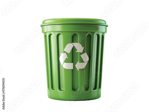Trash Bin Delete icon. 3D isolated on transparent background, Clipart png
