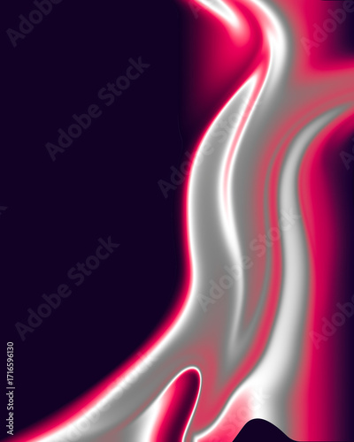 Abstract Swirl of Light and Shadow A Dance of Pink White and Purple Hues in Fluid Motion Art