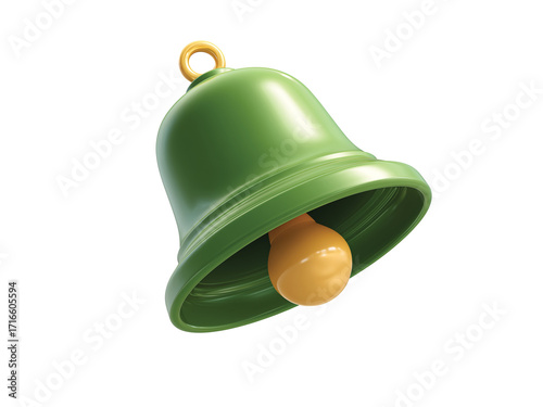  Notification Bell  icon. 3D isolated on transparent background, Clipart png