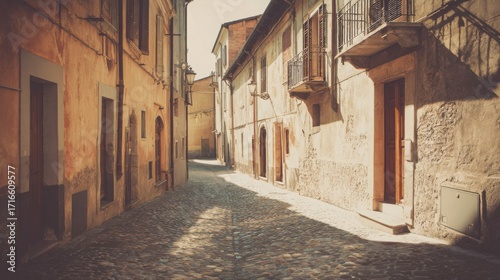 Fototapeta Naklejka Na Ścianę i Meble -  narrow street in old town