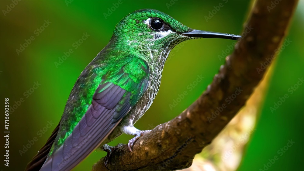 Obraz premium hummingbird on a branch