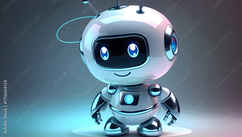 Fototapeta premium cute ,robot 