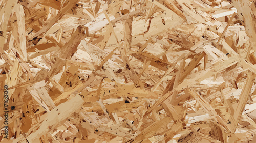 Recycled Compressed Wood OSB Material Texture Vector