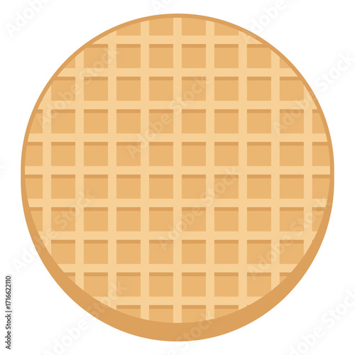 Stroopwafel or cookies on a white background
