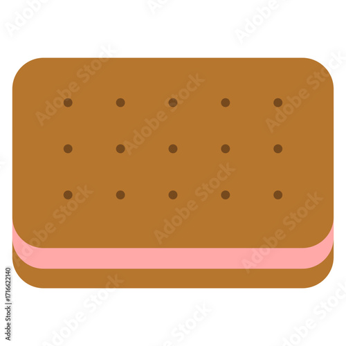 Strawberry Cream Biscuit
