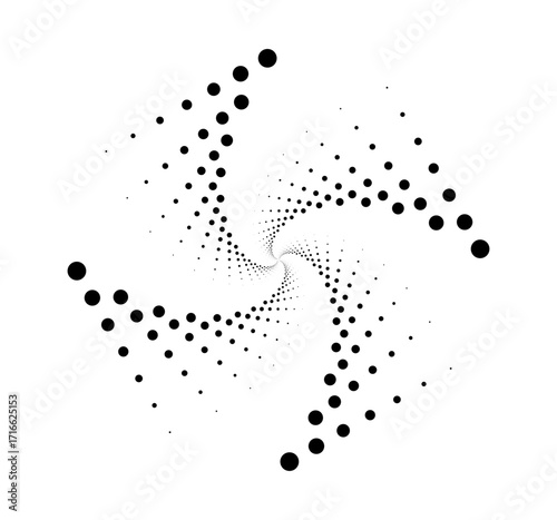 golden ration fibonacci pattern for logo icon background web graphic tattoo. vector illustration.