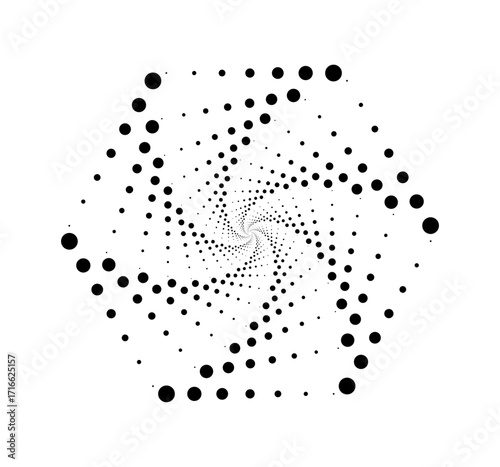 golden ration fibonacci pattern for logo icon background web graphic tattoo. vector illustration.