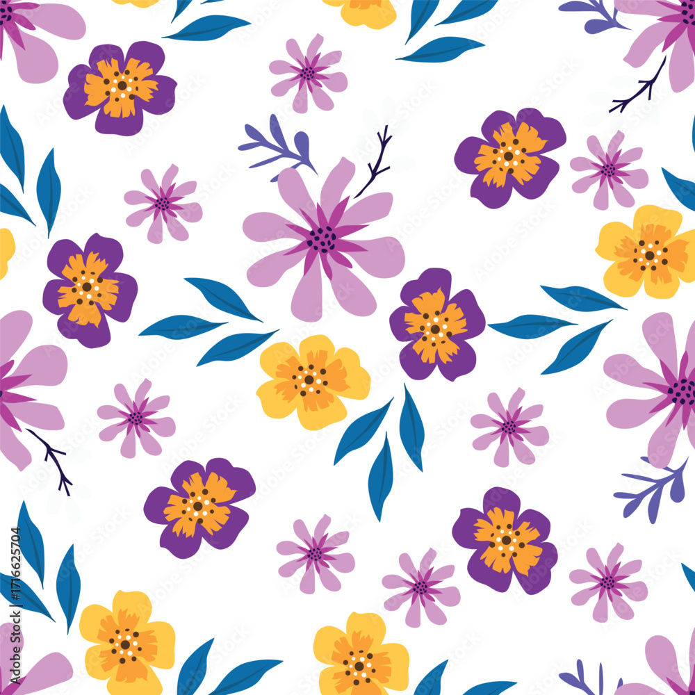 Fototapeta premium set of flowers