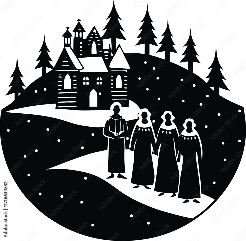 Fototapeta premium Abstract swirl of glowing blue and pink light trails isolated on transparent background