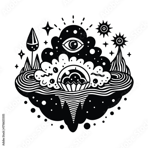 Abstract swirl pattern design with subtle color gradients and soft lighting isolated on transparent background