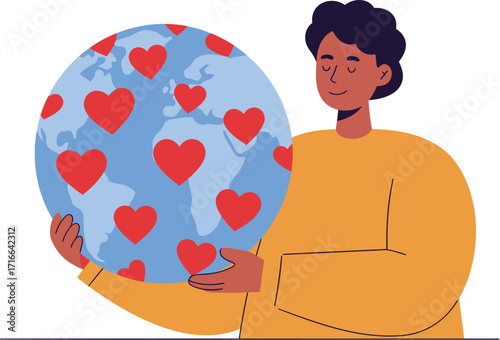 Global Love And Caring For Our Planet