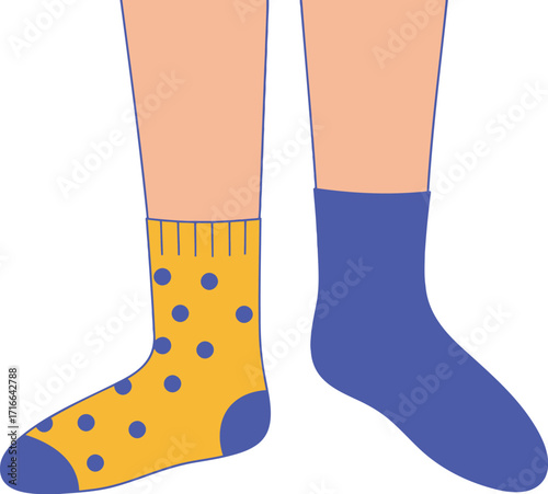 World Down Syndrome Day Awareness Mismatched Socks