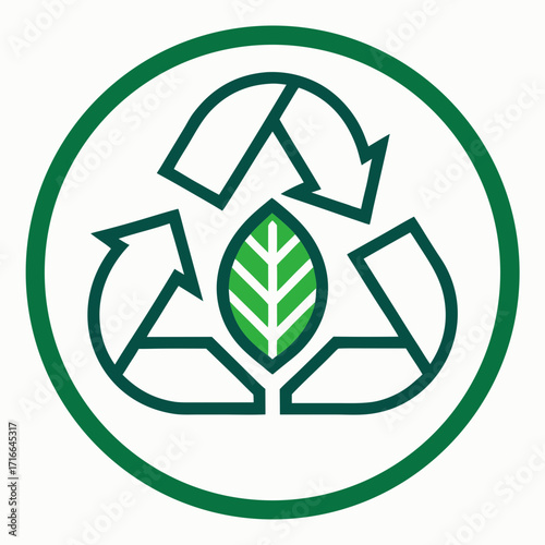 green recycle symbol