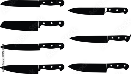  Set of Kitchen Knives
