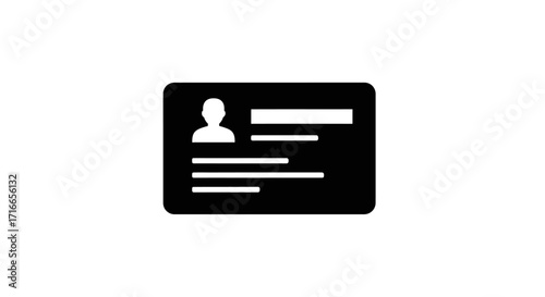 Easily identify personnel with this professional ID card template for security clearance and access control applications in a sleek, modern design