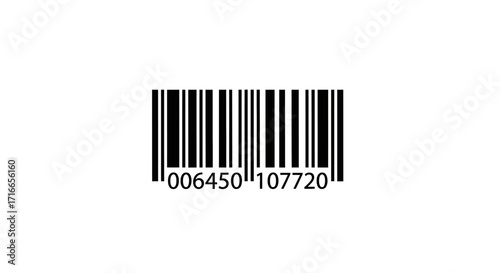 Streamline your supply chain with this crisp, clean barcode perfect for product identification and inventory management solutions in retail and logistics