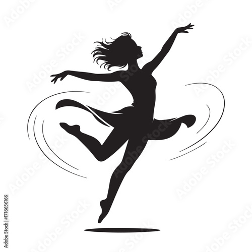Ballet Dancer "Dance with Grace" Vector