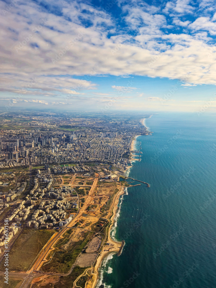 Naklejka premium Israel From the Air