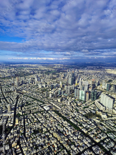 Israel and Tel Aviv From the Air