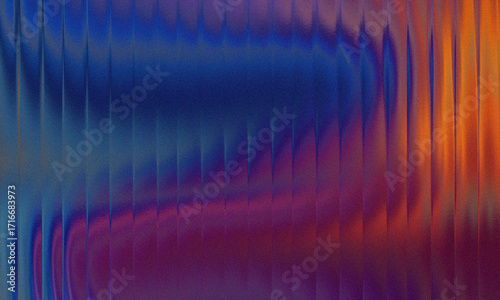 Abstract Blue and Orange Liquid Ripple Background Texture