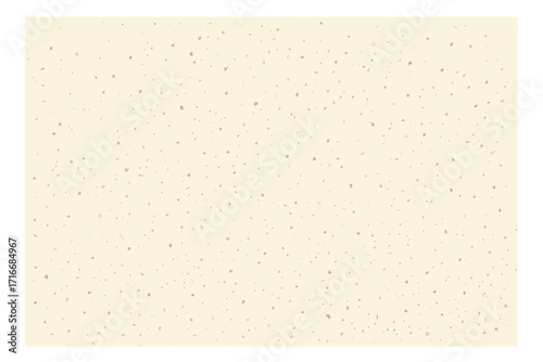Organic fleck eggshell texture background. Minimalistic ecru backdrop with natural speckles, dots, and flecks. Vintage recycled paper or terrazzo pattern with abstract particles.