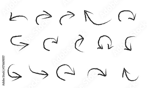 incredible arrow vector set, Arrow vector icon, drawn arrows vector icon
