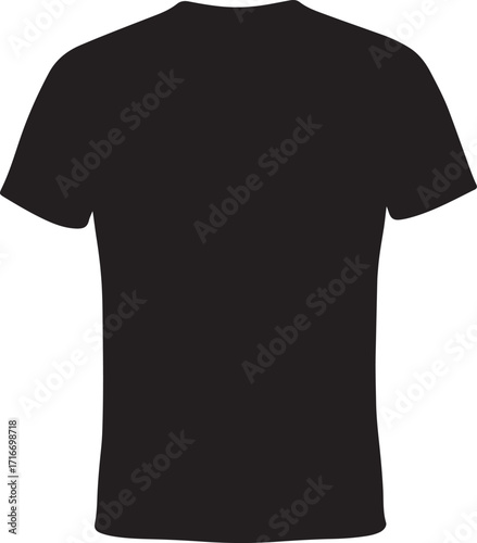 T-shirts new design in silhouette modern style by advance white background.