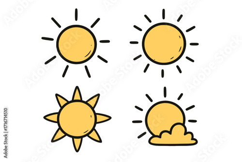 Social media icons set. Collection of popular logos like Facebook, Instagram, Twitter, Youtube, Pinterest, Linkedin. Vector symbol bundle for web, network, and apps.