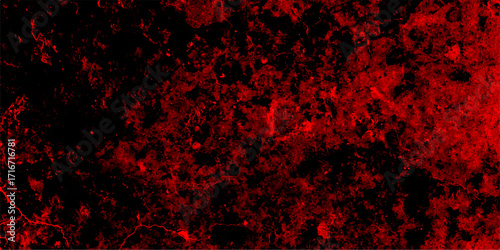 Abstract fire flame grunge texture background. Red color powder explosion isolated on black background. Smoke fog misty texture overlay on dark black. Realistic cloudscape atmosphere.