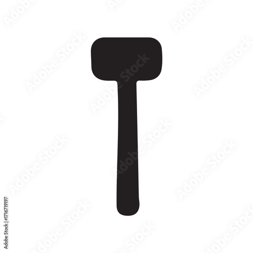 Wooden Mallet Tool
