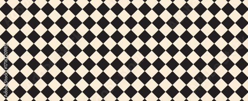 Seamless abstract geometric pattern of colorful rhombuses lined up on a light background, harlequin motif, hand-drawn illustration, flat style. vector illustration