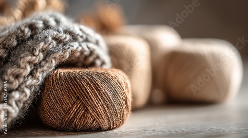 Wallpaper Mural Colorful Yarn Balls and Wool Knitting Threads
 Torontodigital.ca