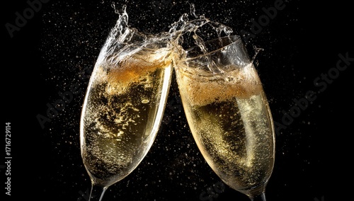Champagne toasting celebration