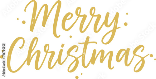 Merry Christmas gold glitter calligraphy, luxury holiday typography for party invitation