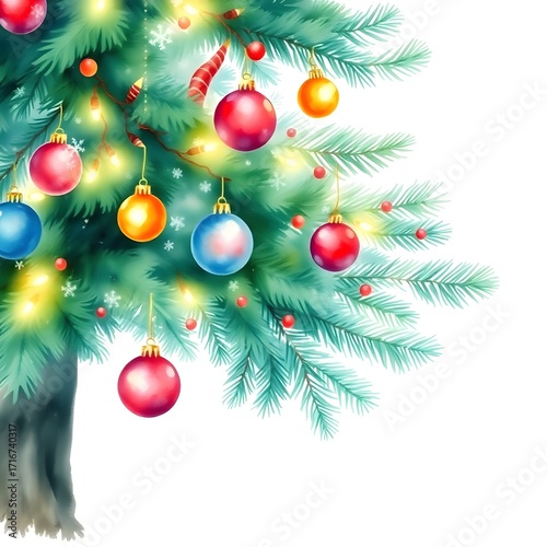 watercolor christmas ornaments