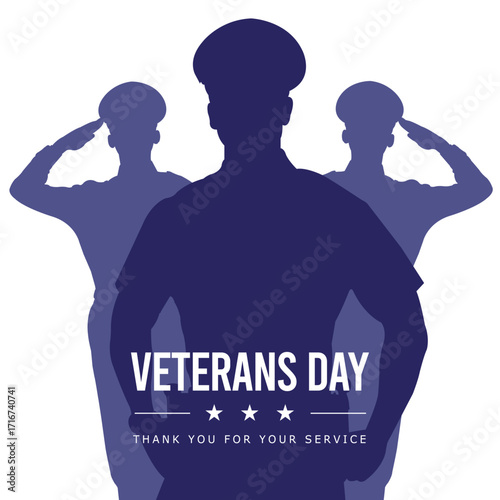Thank You Veterans - Veterans day background