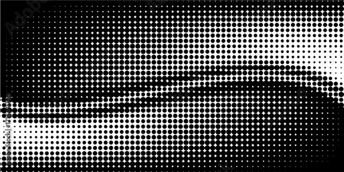 Grunge halftone gradient background. Faded grit noise texture. White and black sand wallpaper.