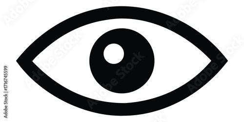 Black and white yin yang symbol vector icon illustration