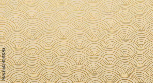 Elegant gold wave pattern adds luxurious texture and modern sophistication to any creative project