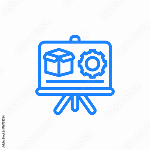 product settings icon sign vector