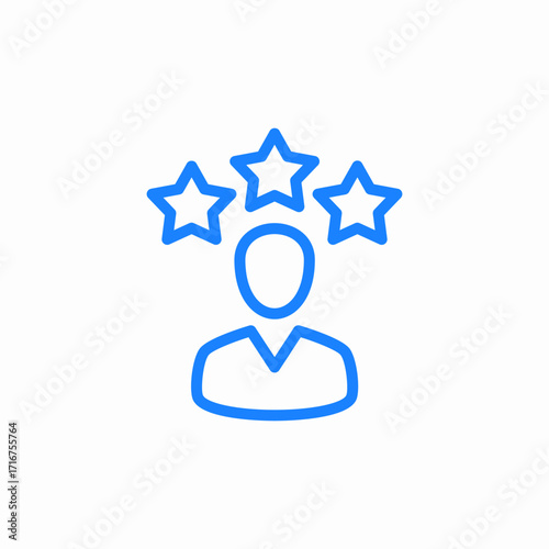 rating favorite icon sign vector