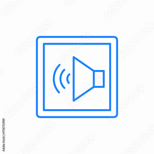 sound output icon sign vector